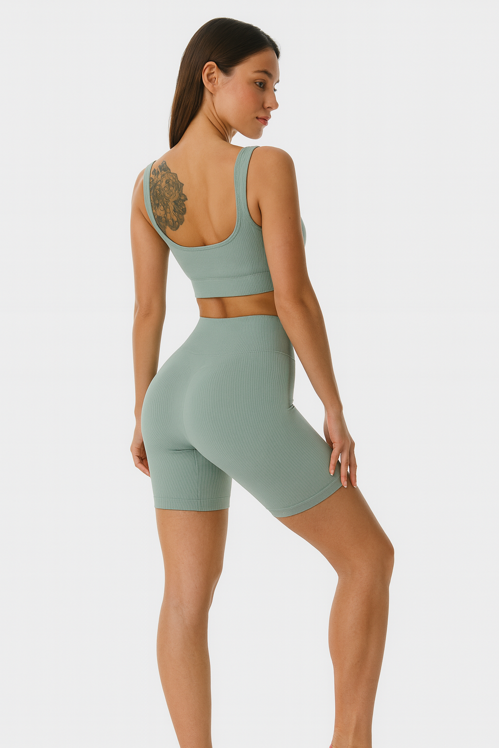 Crop Top Yoga Set