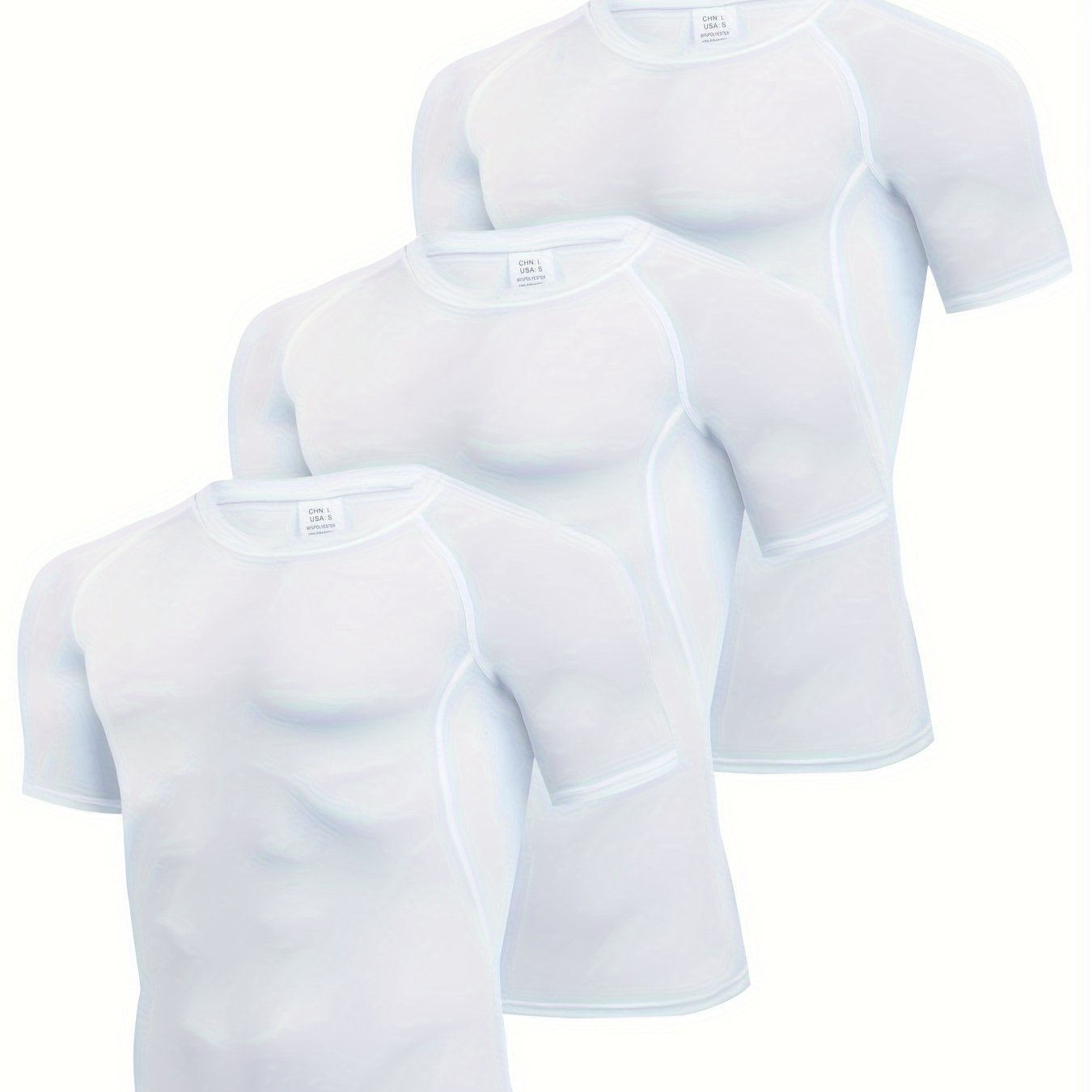 3pcs Men’s Compression T-Shirts