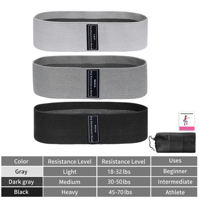 Fabric Resistance Booty Bands