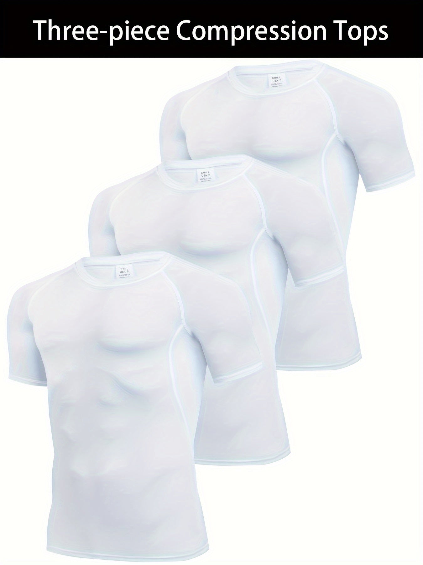 3pcs Men’s Compression T-Shirts