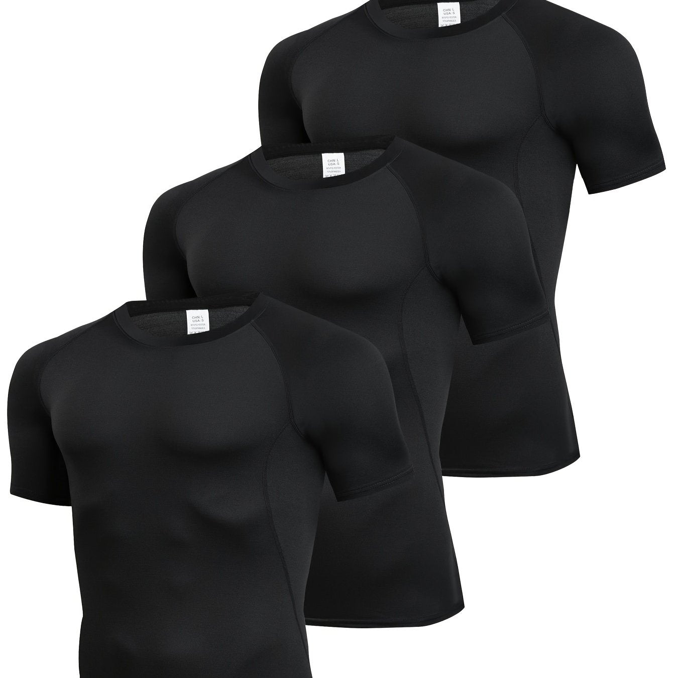 3pcs Men’s Compression T-Shirts