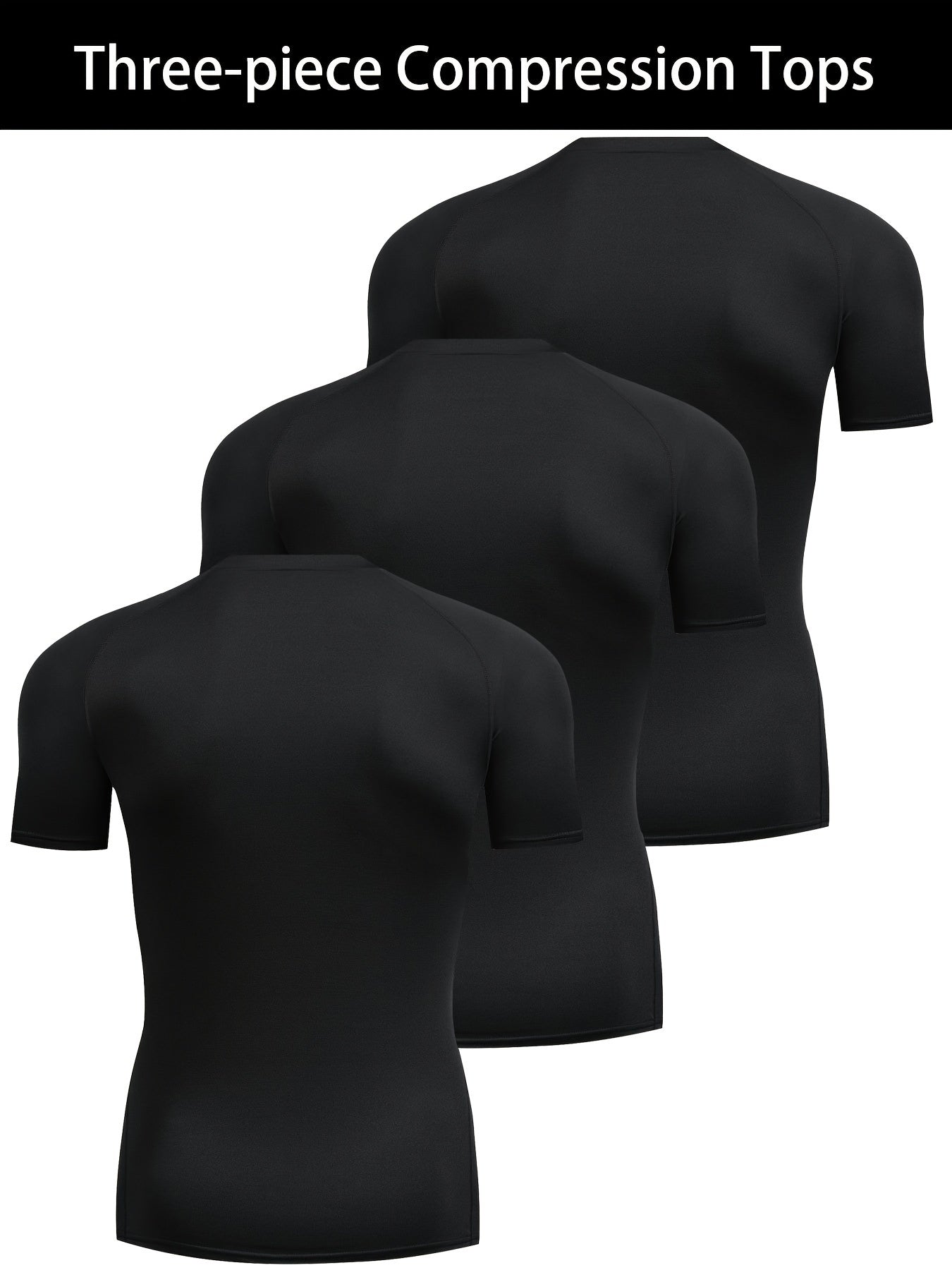3pcs Men’s Compression T-Shirts